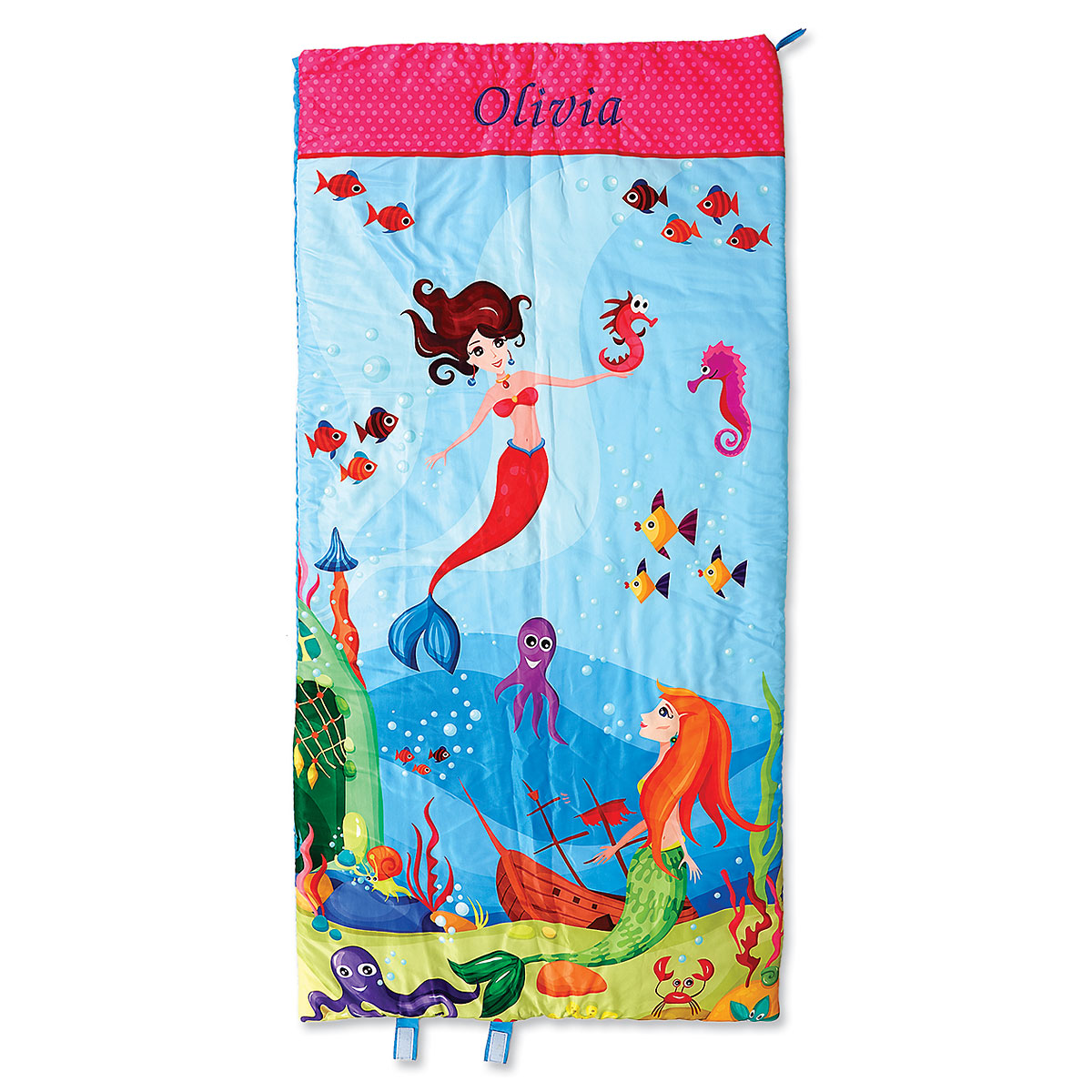 Mermaid Personalized Sleeping Bag | Lillian Vernon