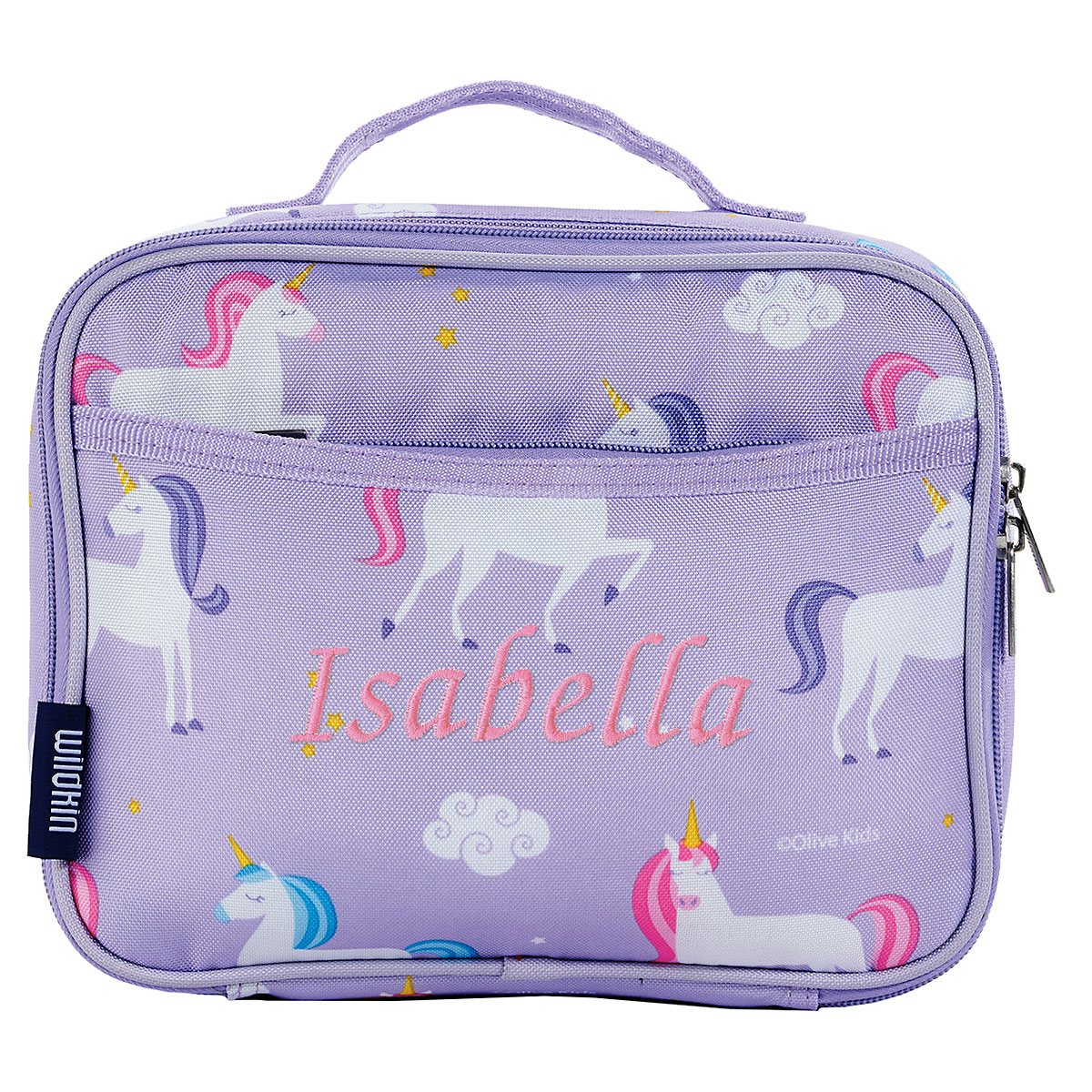 Stephen Joseph Pale Pink and Lavendar Unicorn Lunch Pal Tote