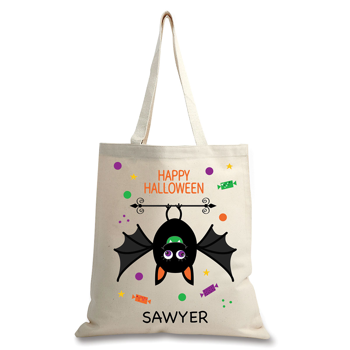 Frankenstein Personalized Halloween Canvas Tote Lillian Vernon