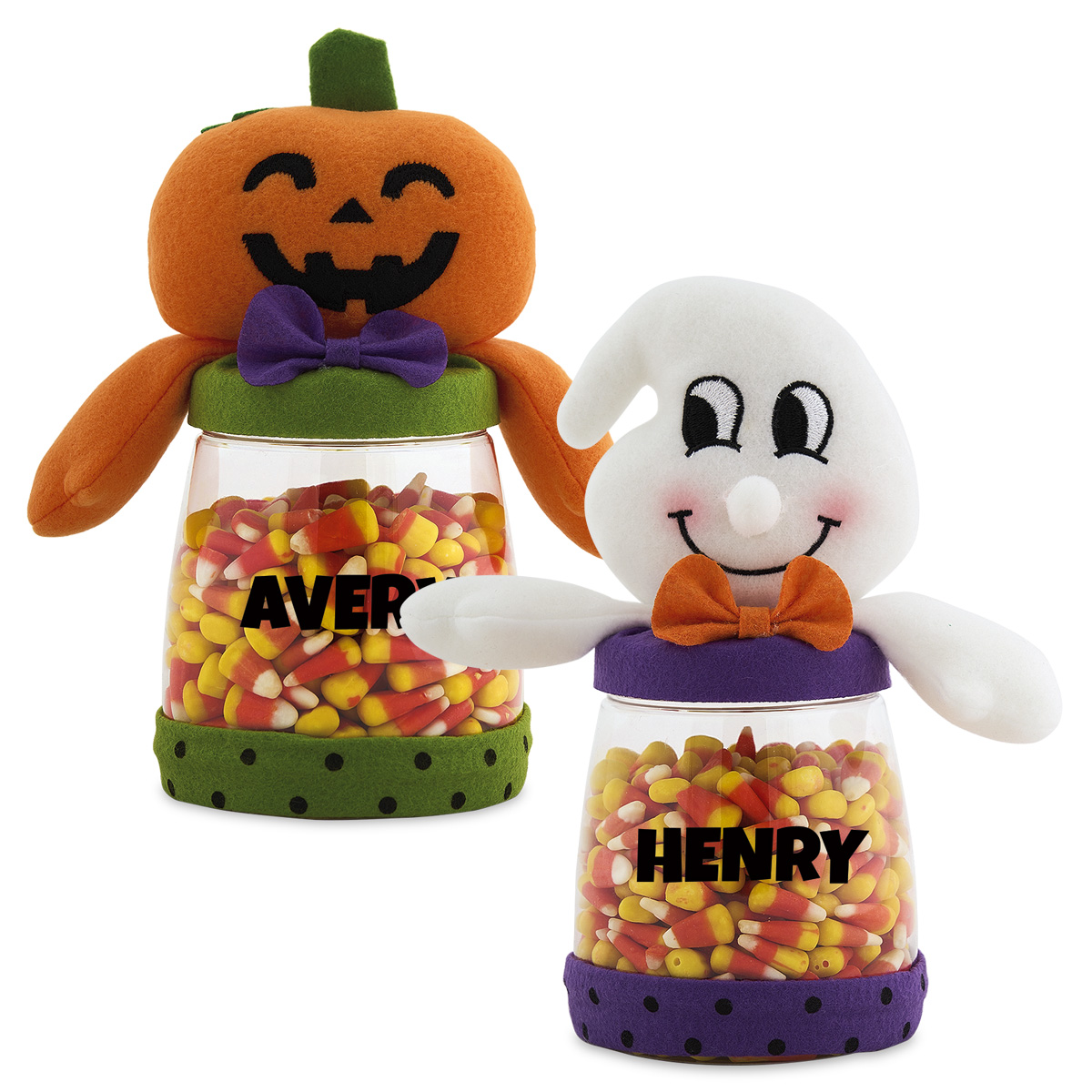 Halloween Personalized Treat Jars Lillian Vernon