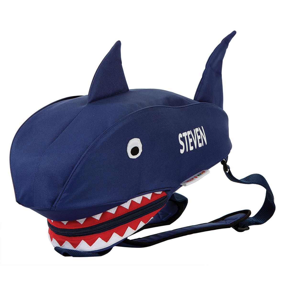 personalized shark backpack