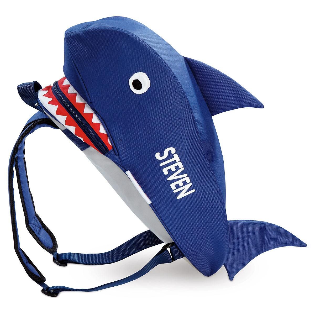 blue shark backpack