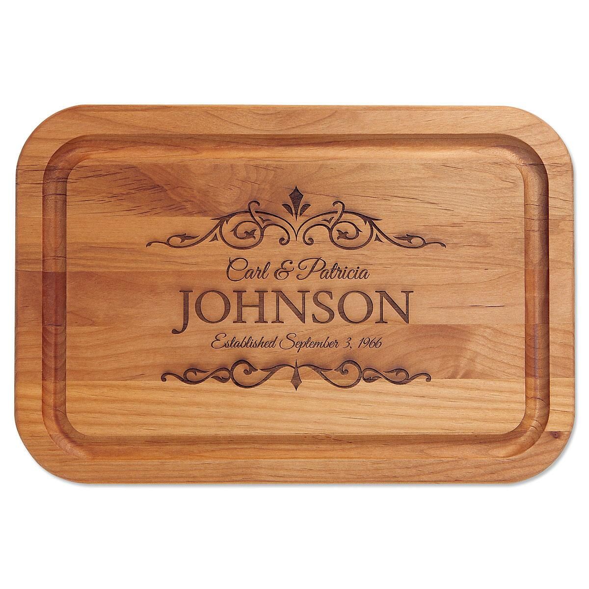 personalized wood cutting boards