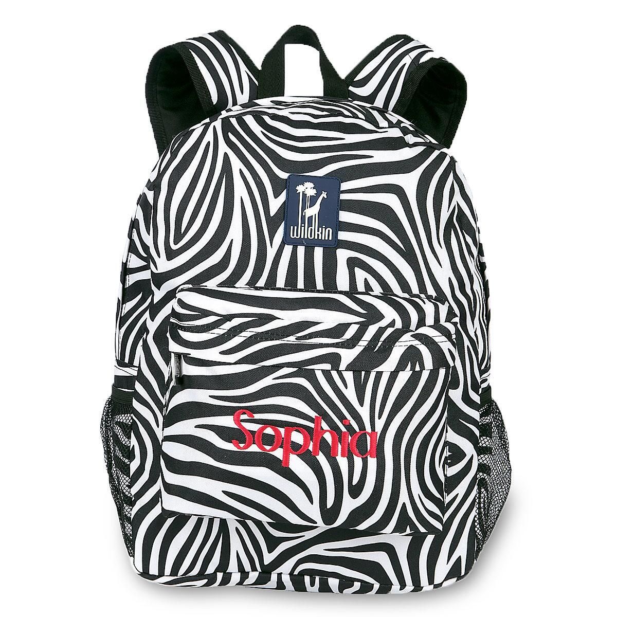 zebra backpack