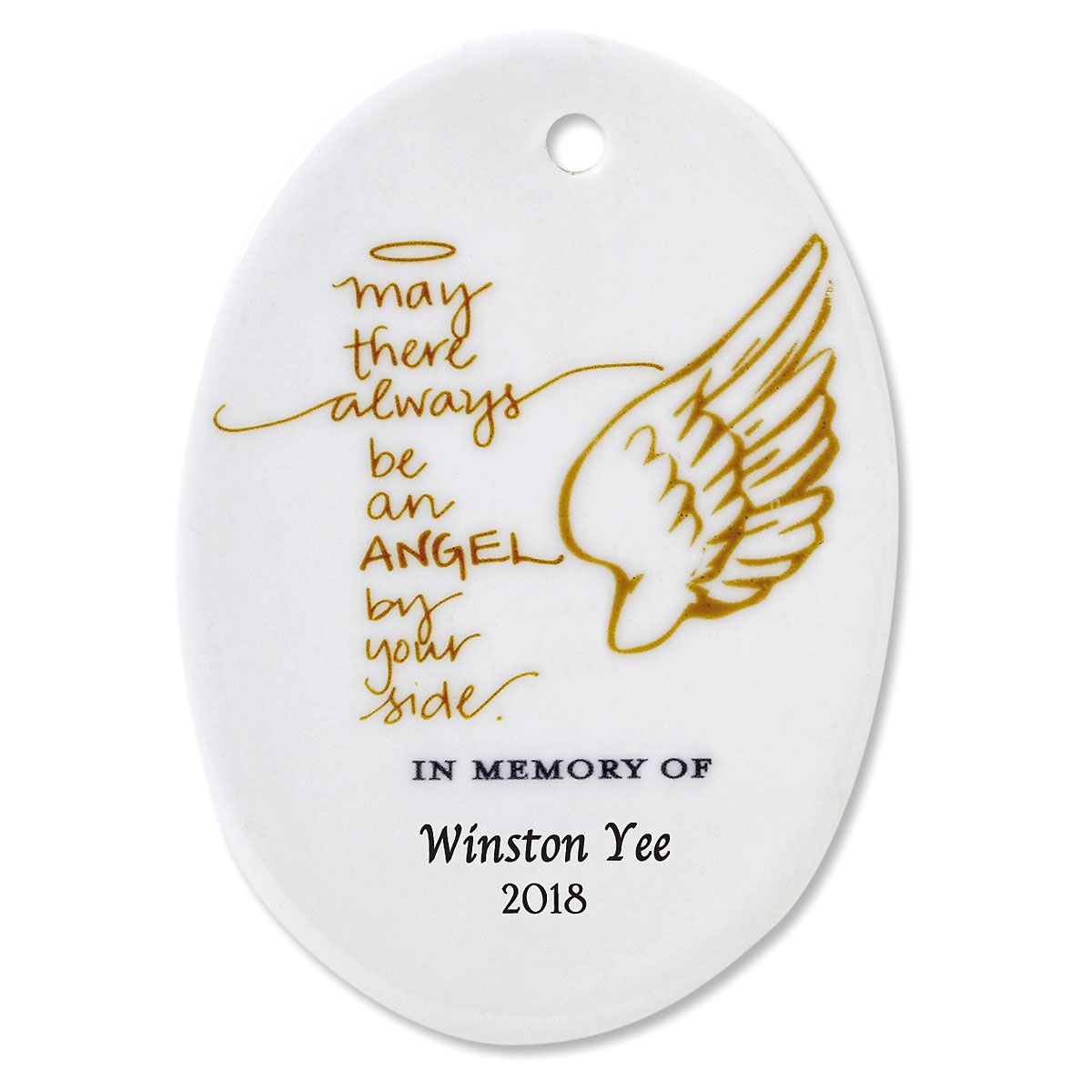 may there always oval memorial christmas personalized lillian vernon christmas