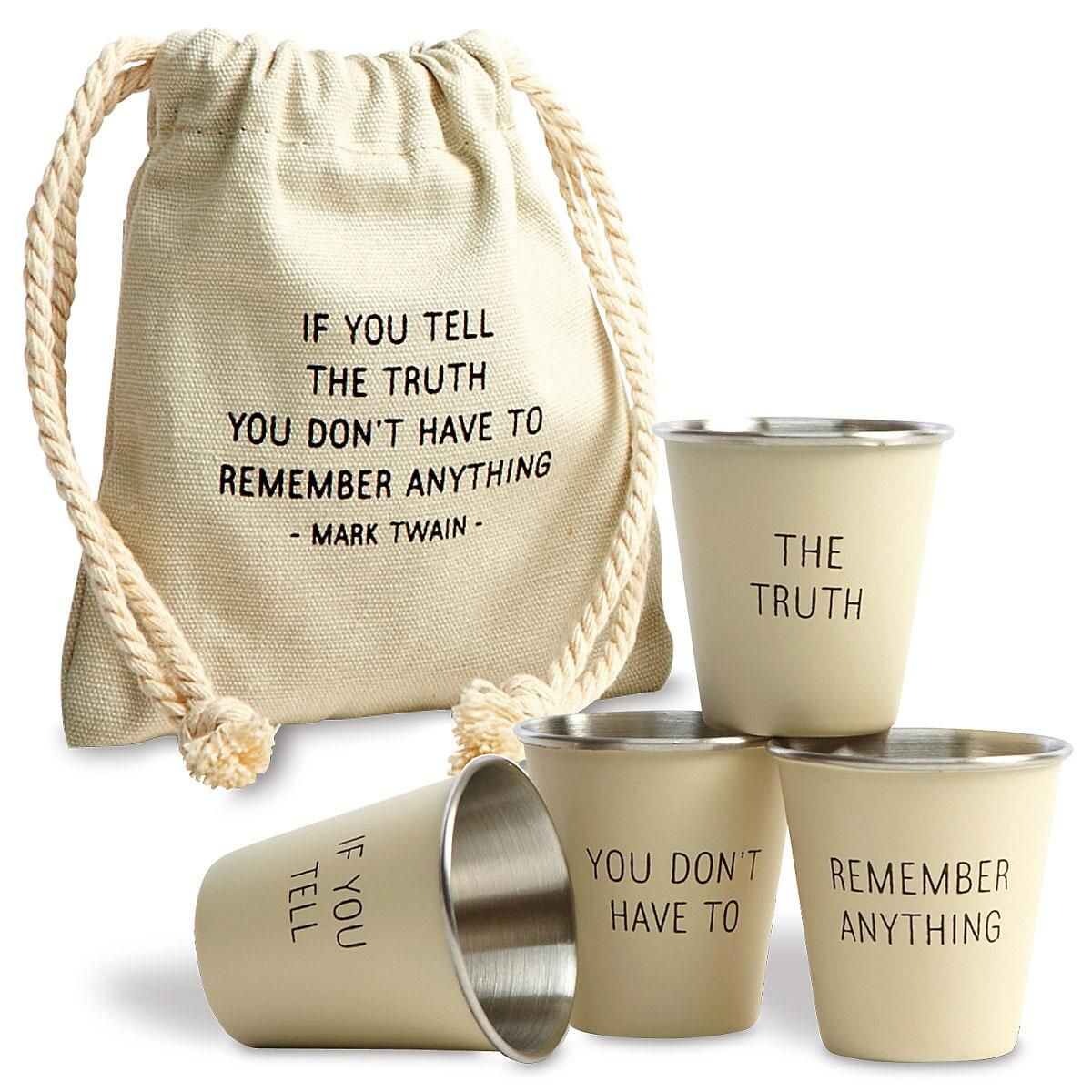 twain shot glasses by izola