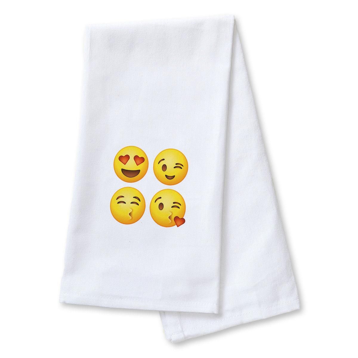 Emojis Dish Towel Lillian Vernon