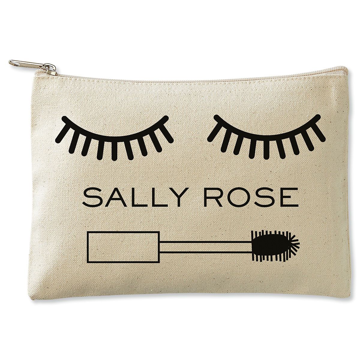 personalised canvas pouch