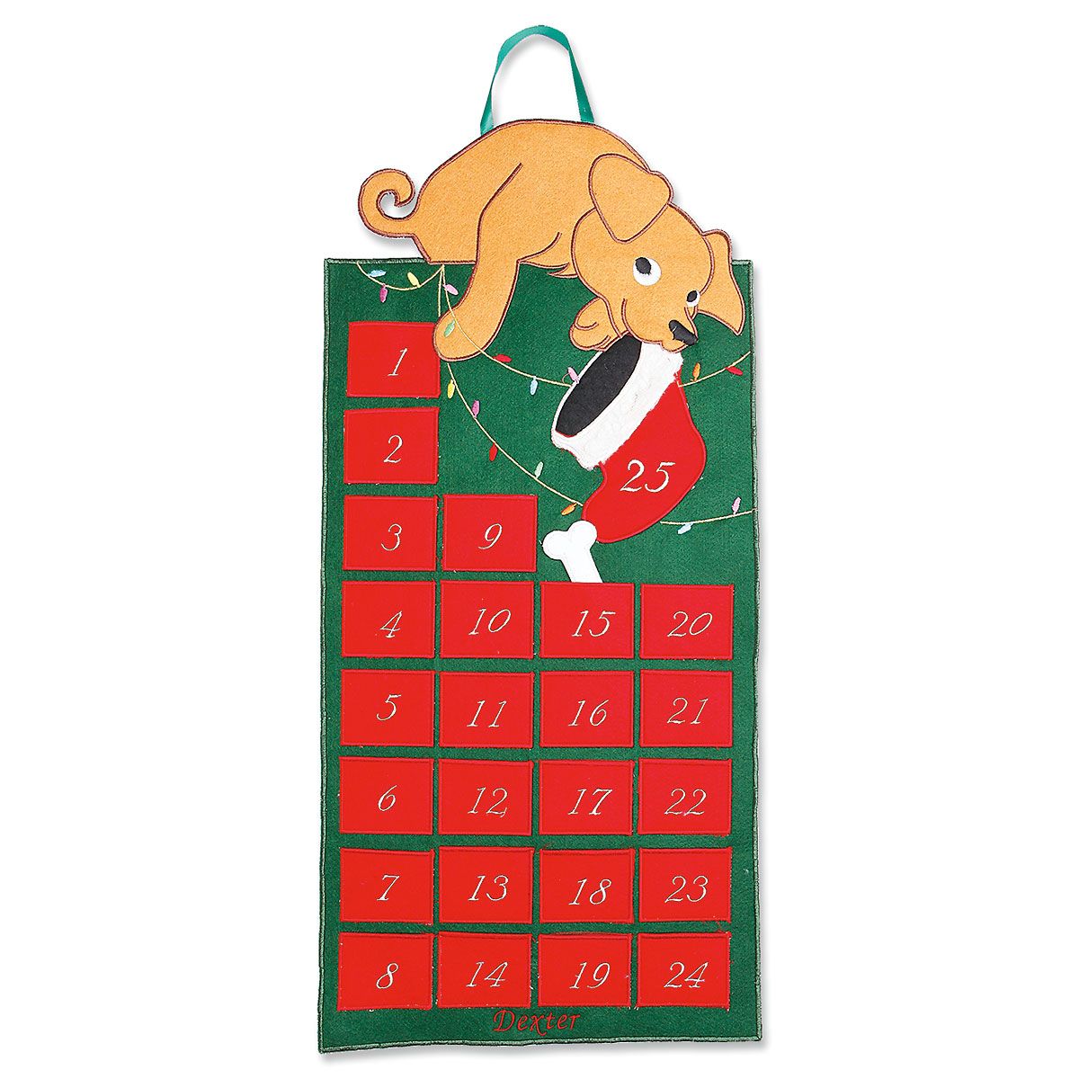 Personalized Christmas Dog Calendar Lillian Vernon