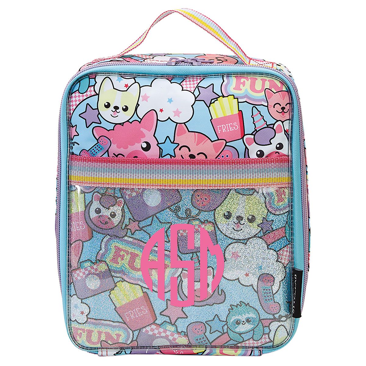 insulated clear lunch bags