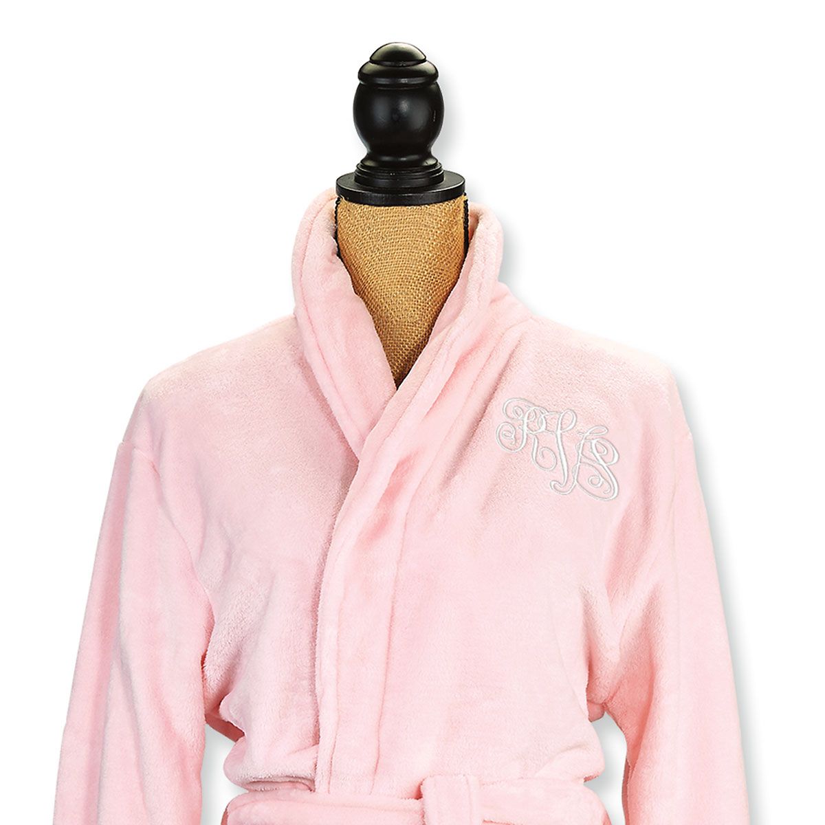 Personalized Pink Spa Robe Lillian Vernon