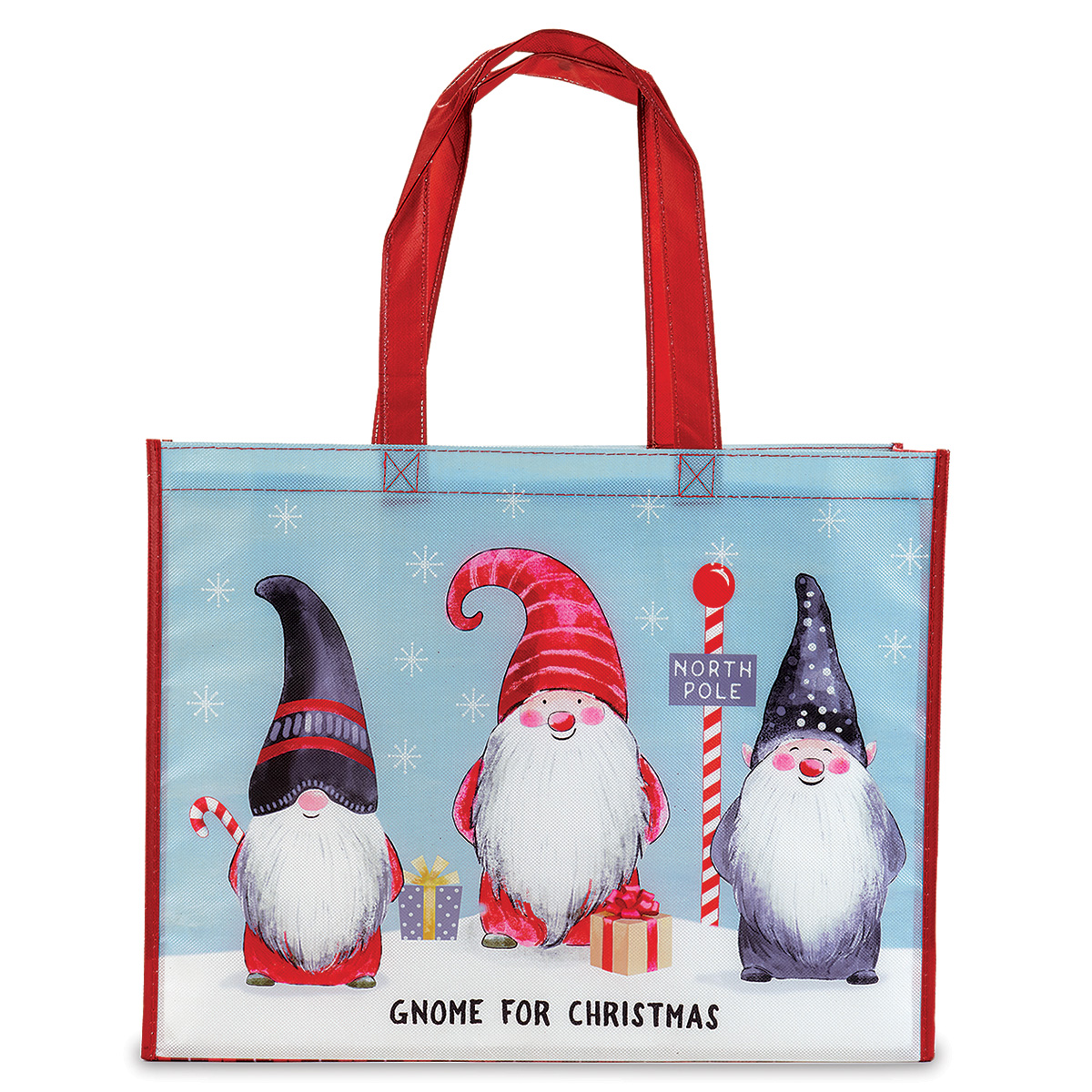 Gnome Large Shopping Tote Lillian Vernon