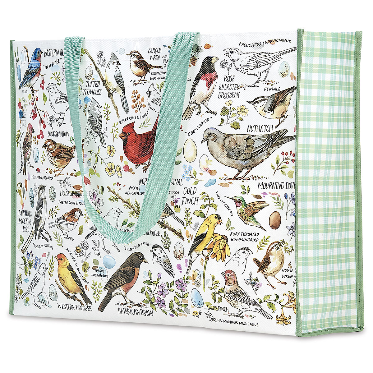 Paradise Bird Large Shopping Tote Bag Lillian Vernon