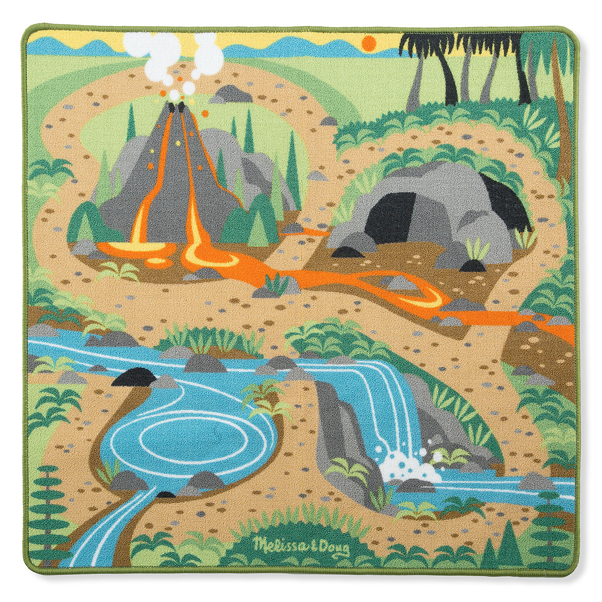 Prehistoric Playground Dinosaur Rug by Melissa & Doug®