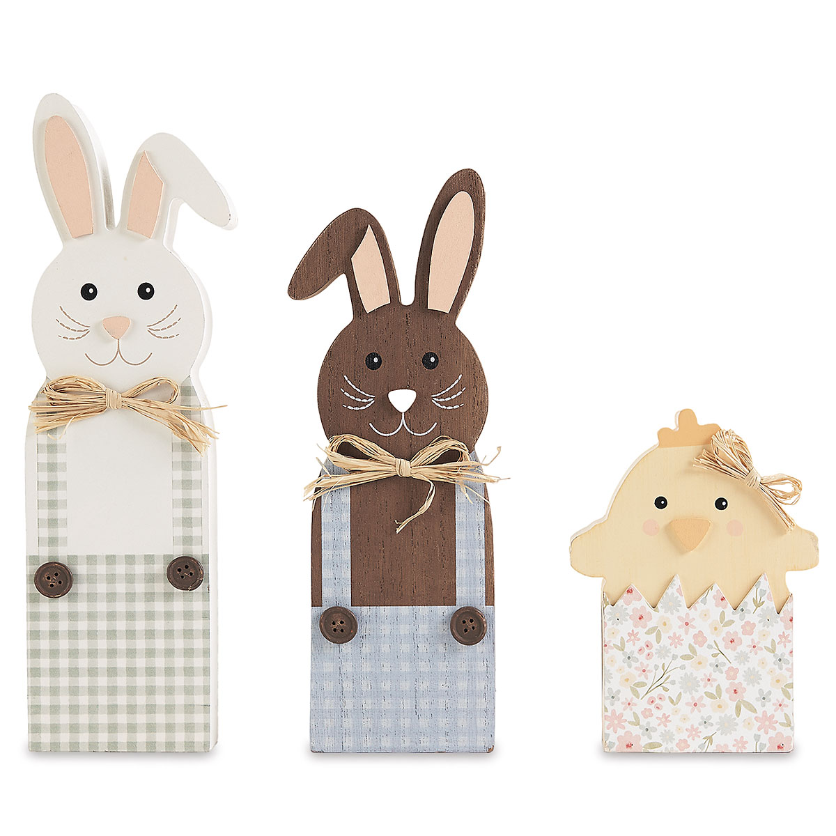 Easter Bunnies and Chick Shelf Sitters | Lillian Vernon