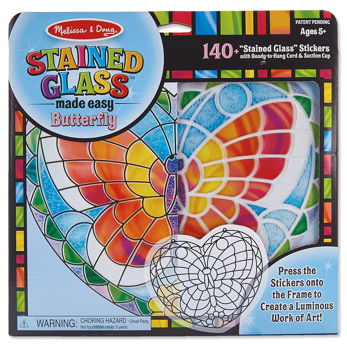 melissa and doug stained glass butterfly