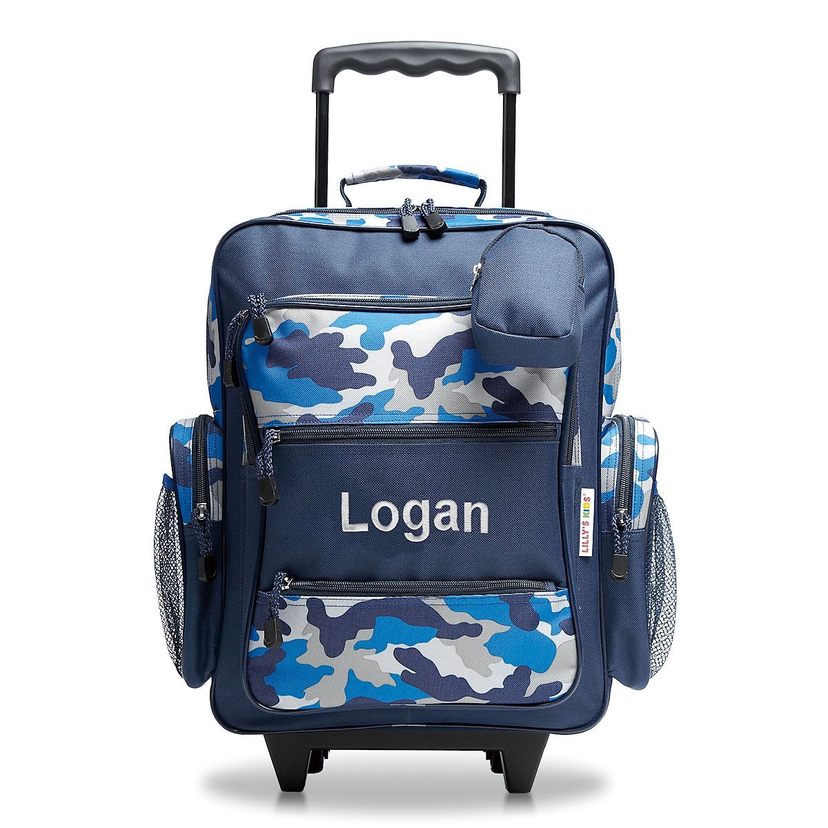 camo rolling luggage