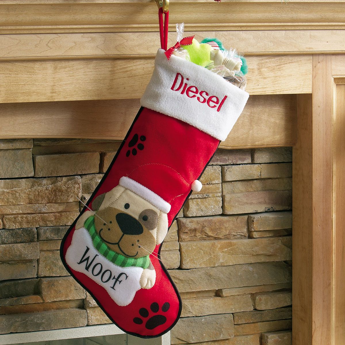 Dog & Cat Personalized Christmas Stockings | Lillian Vernon