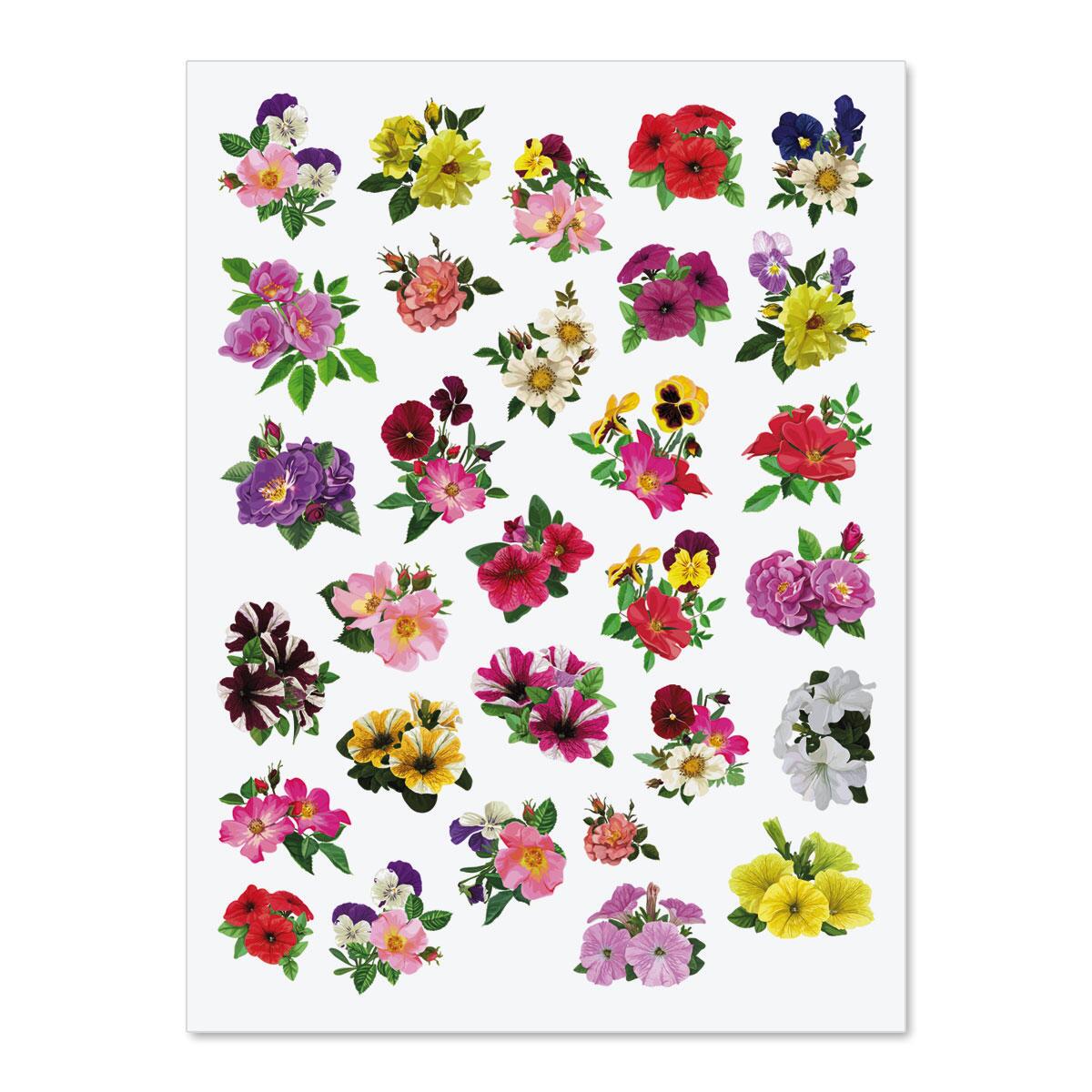Colorful Flowers Stickers | Lillian Vernon