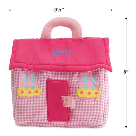 Plush Bunny Personalized House Play Set | Lillian Vernon