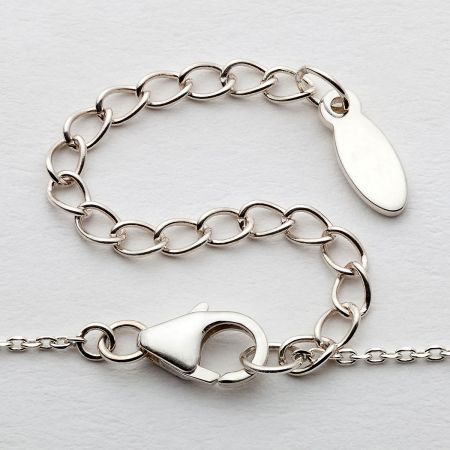 Script Lowercase Name Sterling Silver Necklace