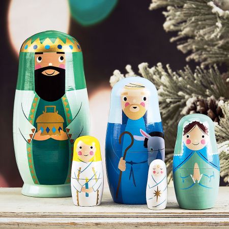 Nesting Nativity Set