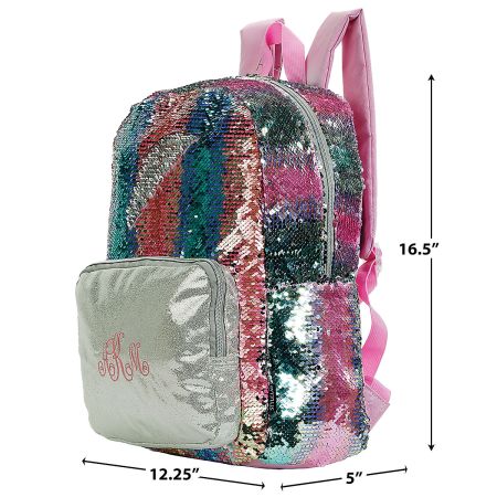 Magic Sequins Personalized Backpack