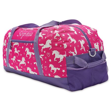 New girls Miss greens backpack, online tote duffel bag, gift unicorn