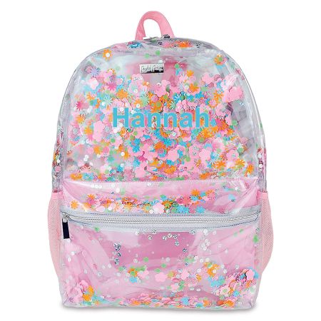 Flower Shop Confetti Personalized Backpack Lillian Vernon