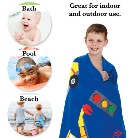 Trucks & Traffic Signs Personalized Towel | Lillian Vernon