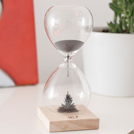 Monogrammed Magnetic Hourglass | Lillian Vernon