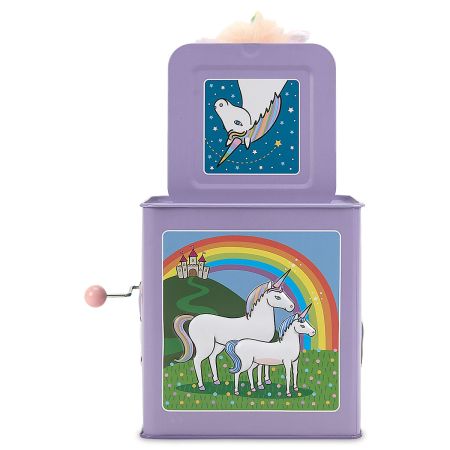 Unicorn Personalized Jack-in-the-Box | Lillian Vernon