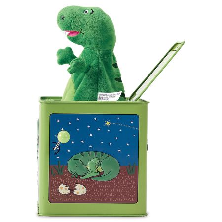 T-Rex Personalized Jack-in-the-Box | Lillian Vernon