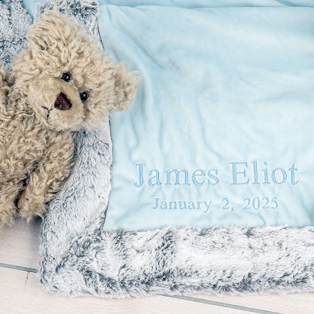 Blankets With Names Personalized Baby Blanket With Name Bubble