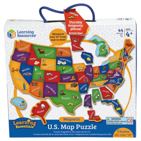 USA Magnetic Map Puzzle | Lillian Vernon