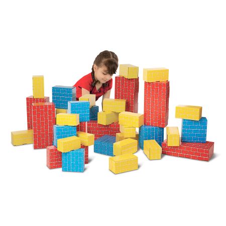 Deluxe Jumbo Cardboard Blocks by Melissa Doug Lillian Vernon