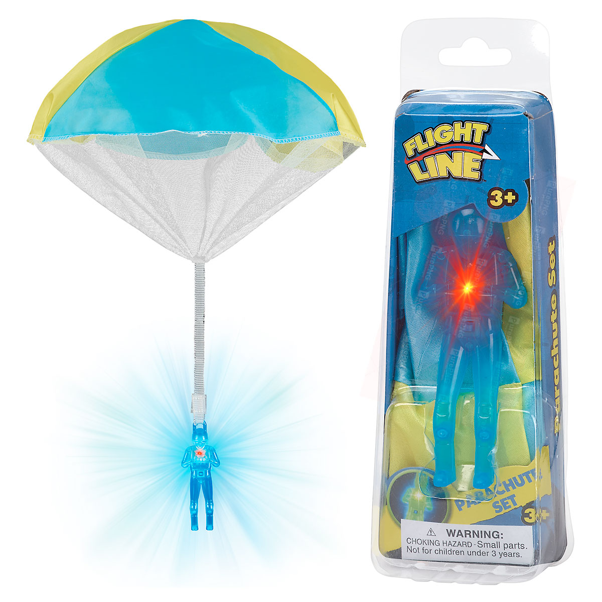 Parachute Light Up Paratrooper Toy | Lillian Vernon
