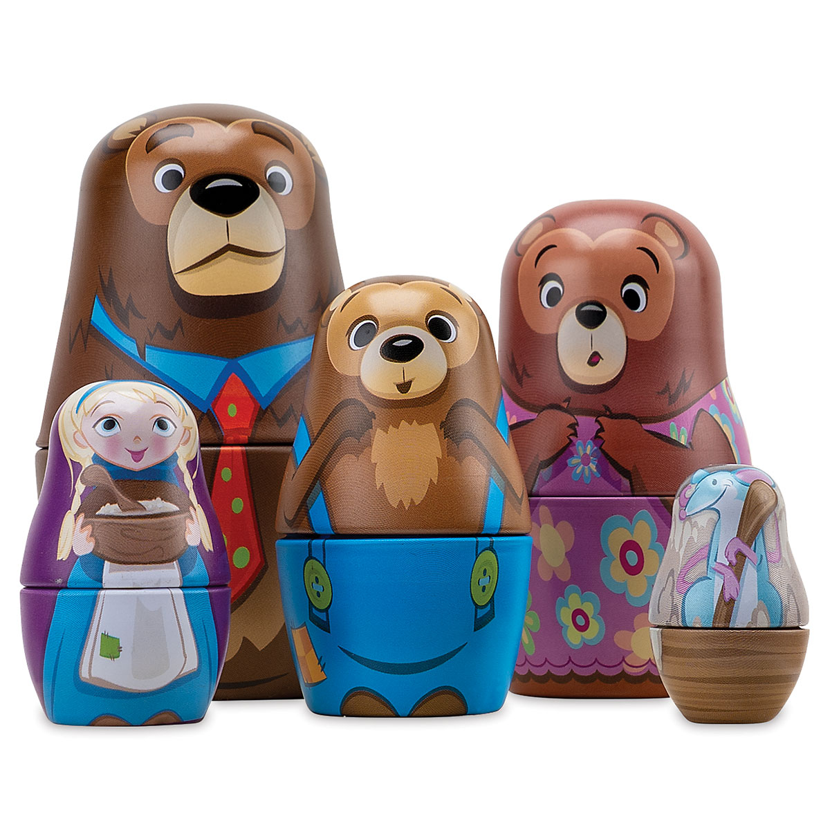 Goldilocks Nesting Dolls Tin | Lillian Vernon