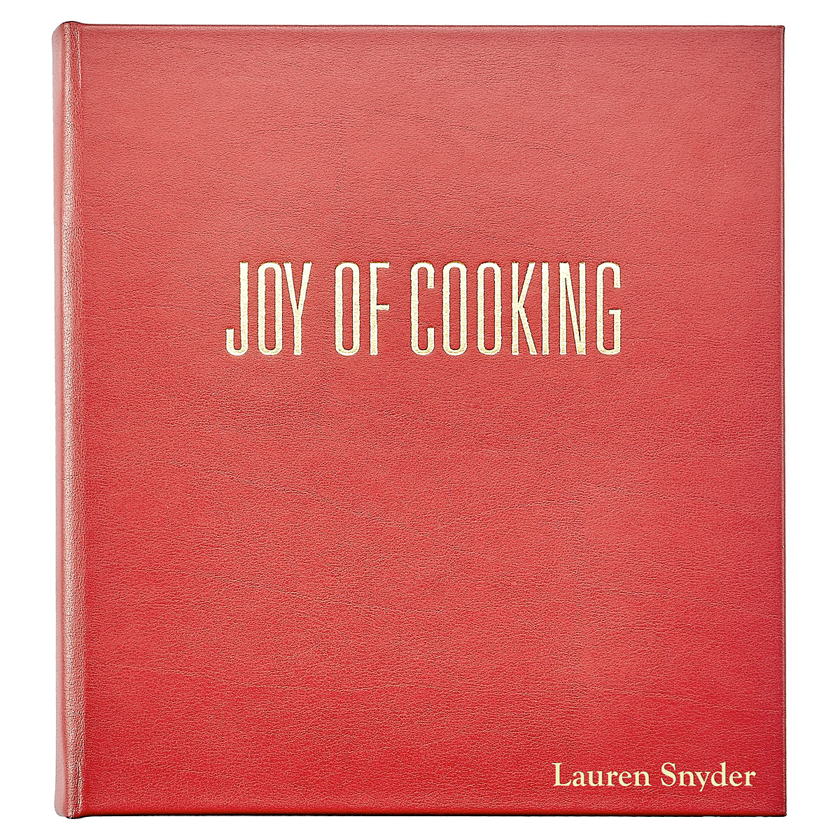 NEW Leather popular Joy of Cooking Book