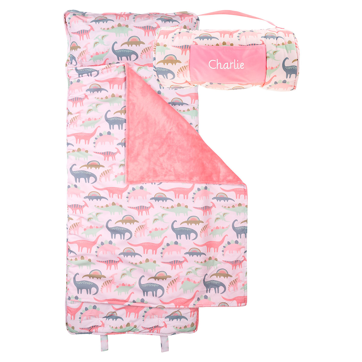 Lillian Vernon Dinosaur Personalized Sleeping Bag - Kids 30x60 Indoor Sleep Sack