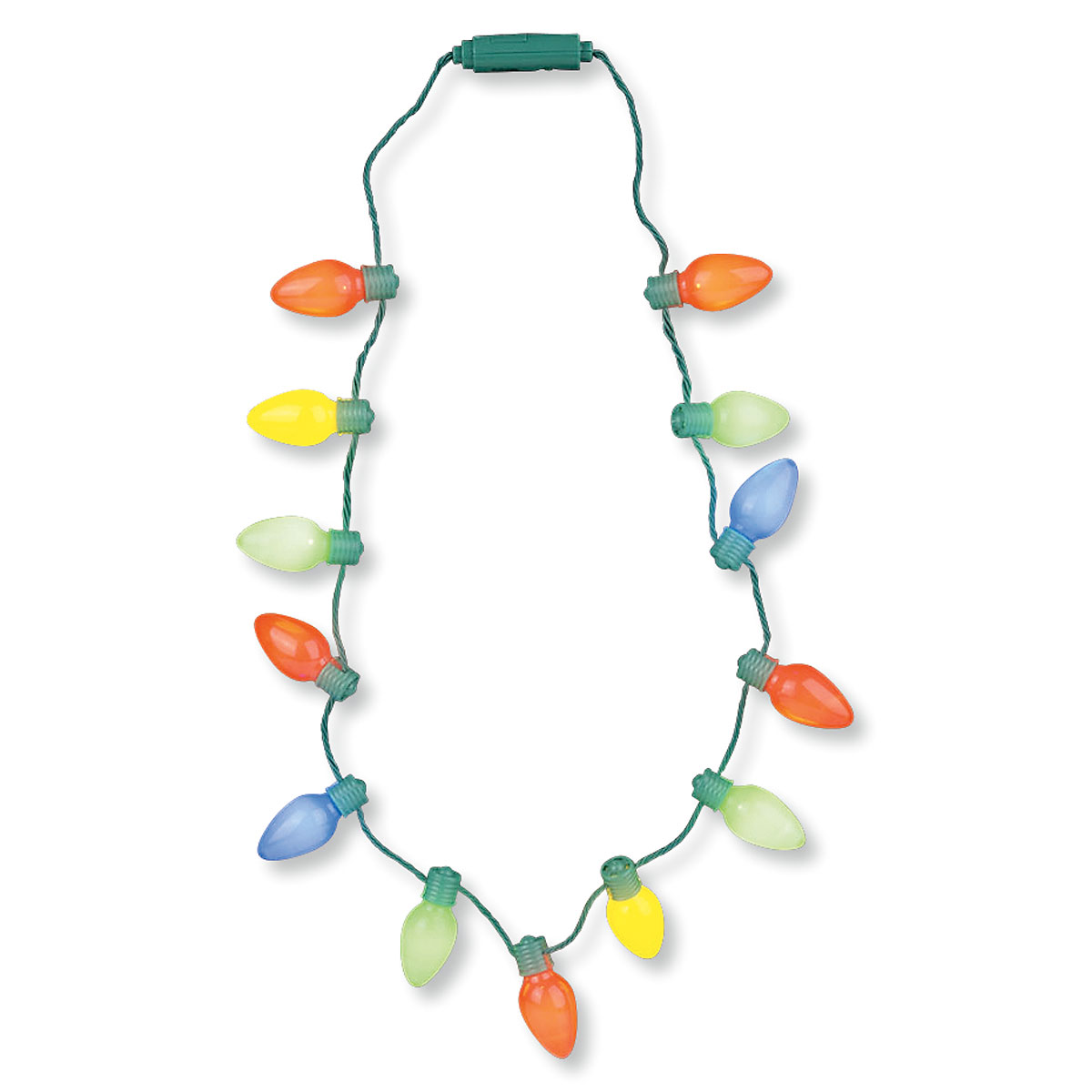 Light Up Retro Christmas Necklace Lillian Vernon
