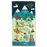 Personalized Kids&rsquo; outdoor and beach towels, totes, and toys