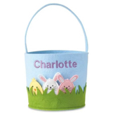 Easter plush bunnies, gifts, and decorations