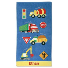 Personalized Kids&rsquo; outdoor and beach towels, totes, and toys